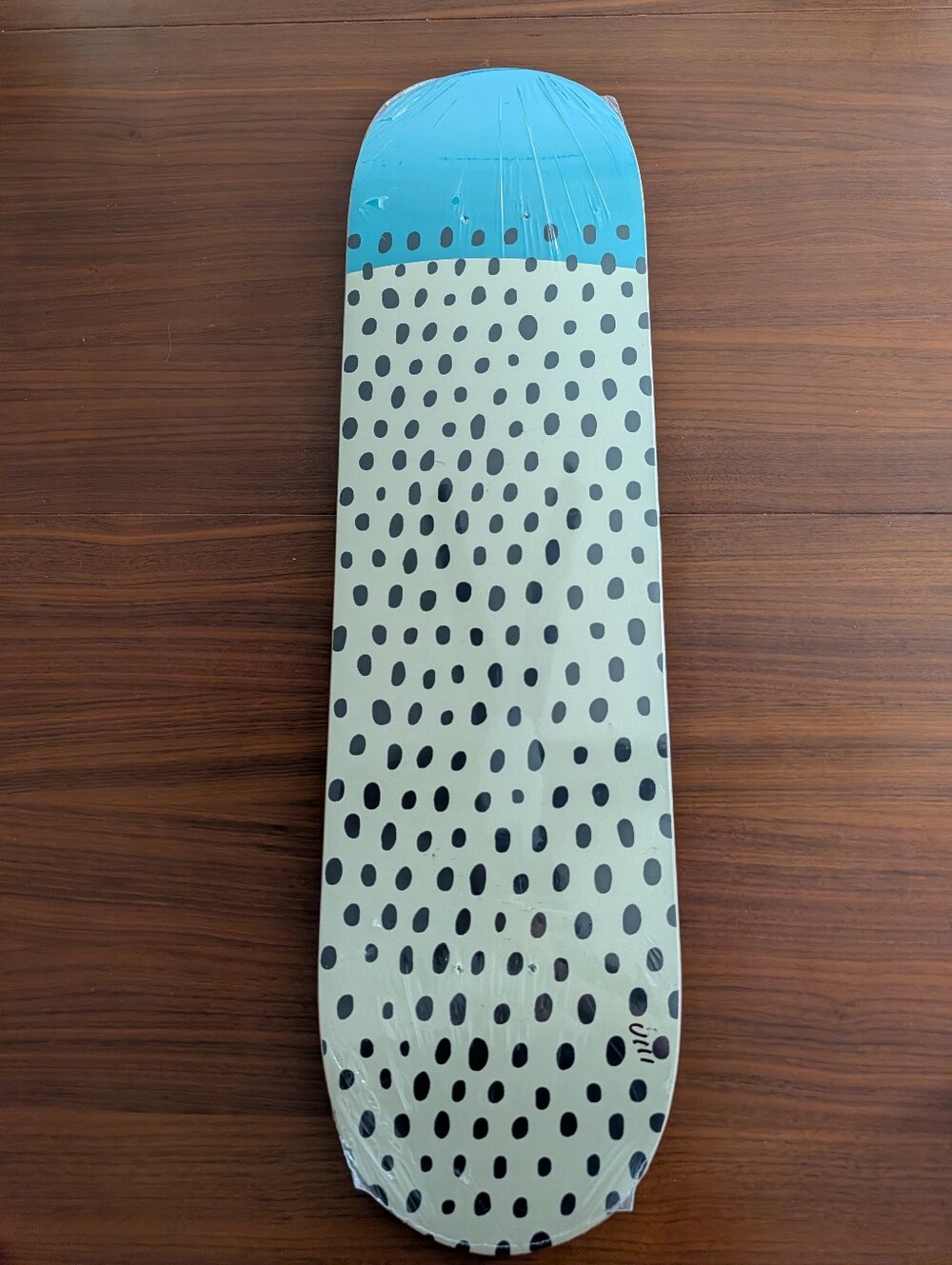 Minimalist Abstract Geometric Skateboard Deck Wall Art Display